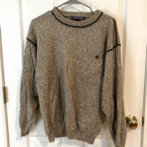 Beige tweed sweater